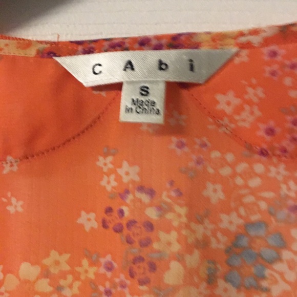 CAbi Orange Merrow Edge Tank Top Size S - Picture 5 of 7